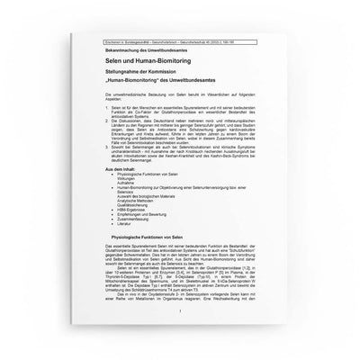Selen und Human-Biomitoring