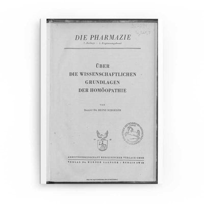 Über die wissenschaftlichen Grundlagen von Homöopathie