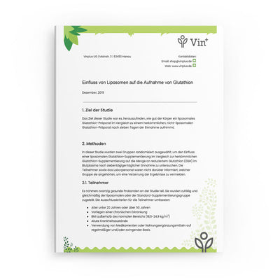 Liposomales Glutathion Studie