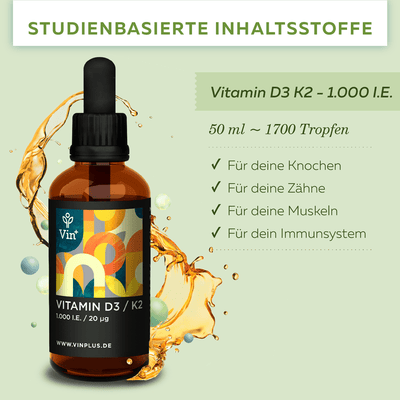 Vitamin D3 K2 1000 IE Tropfen