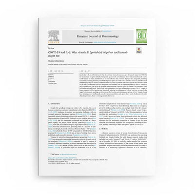 COVID-19 and IL-6: Why vitamin D (probably) helps but tocilizumab might not