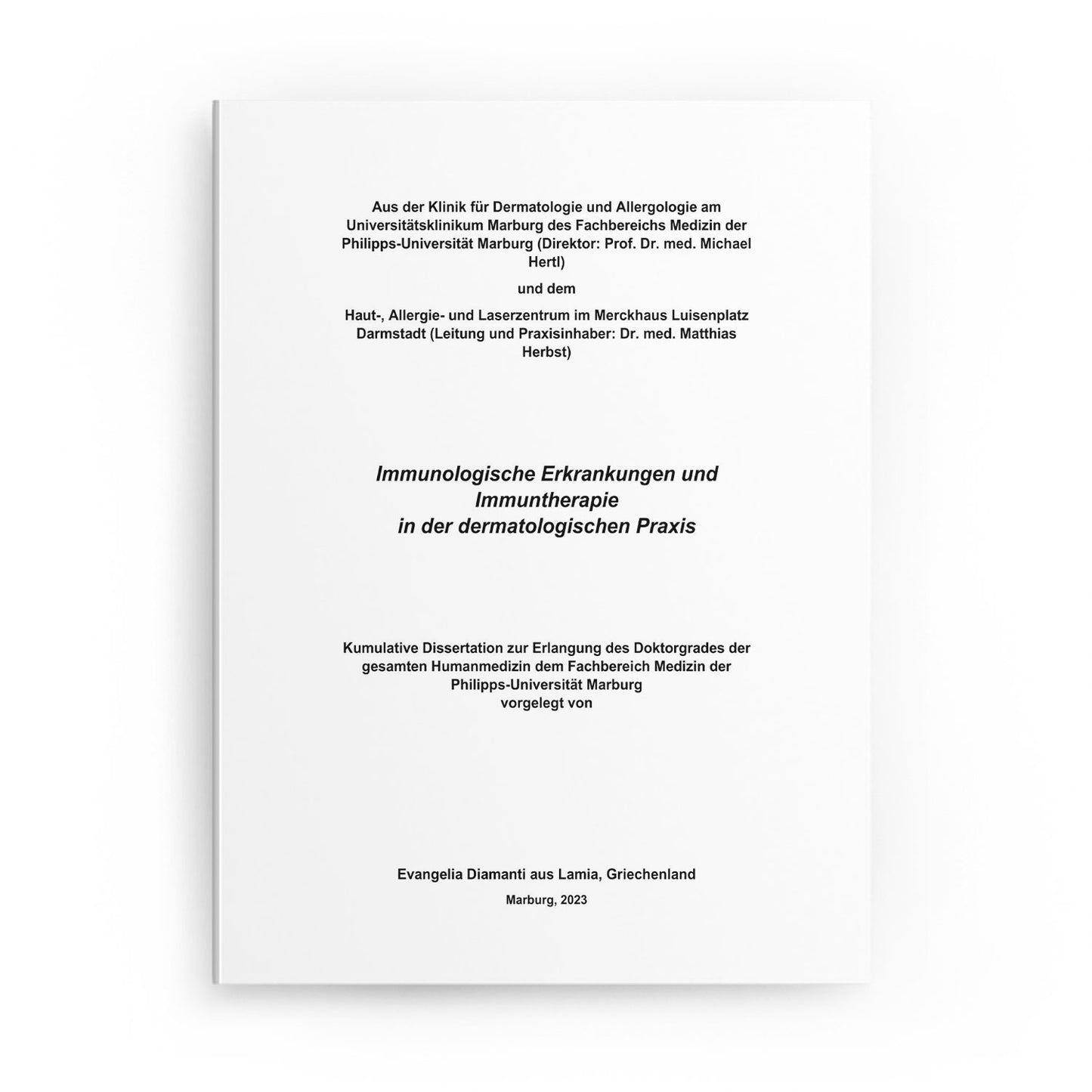 Immunologische Erkrankungen und Immuntherapie in der dermatologischen Praxis