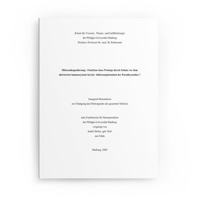 Mikroenkapsulierung - Funktion eines Prinzips durch Schutz vor dem aktivierten Immunsystem