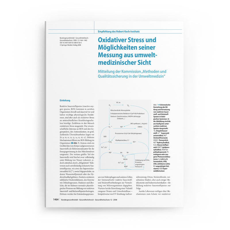 Oxidativer Stress und Möglichkeiten seiner Messung aus umwelt- medizinischer Sicht