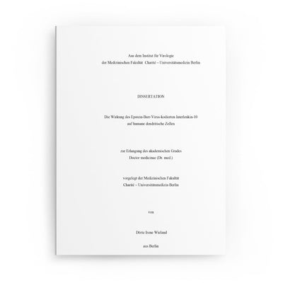 Die Wirkung des Epstein-Barr-Virus-kodierten Interleukin-10 auf humane dendritische Zellen