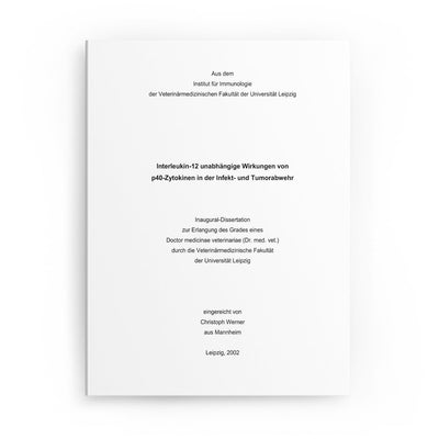 Interleukin-12 unabhängige Wirkungen von p40-Zytokinen in der Infekt- und Tumorabwehr
