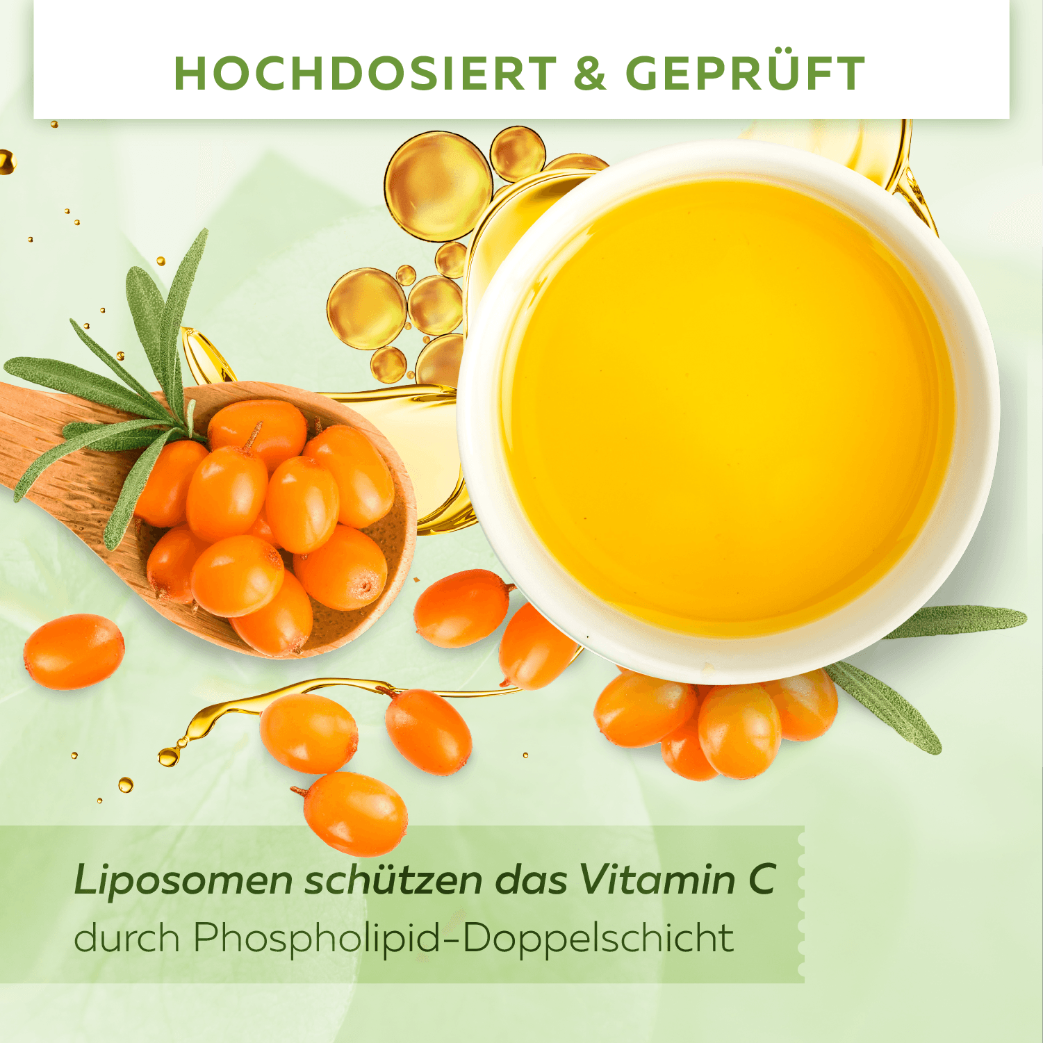 lll Liposomales Vitamin C Sanddorn Testsieger | Vinplus®
